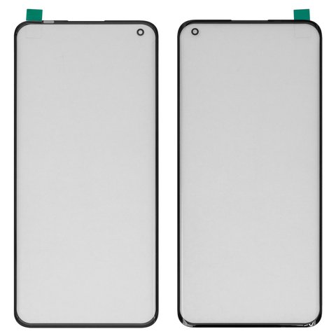 Housing Glass G+OCA PRO compatible with OnePlus 10 Pro; Oppo Find X5 Pro, with OCA film, black 