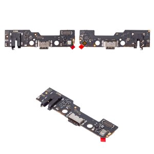 Flat Cable compatible with Xiaomi Poco C71, Redmi A5 4G, charge connector, with microphone, with components, Original PRC , charging board, 25028PC03G 25028RN03A 