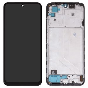 Дисплей для Xiaomi Poco M5s, Redmi Note 10, Redmi Note 10S, черный, с рамкой, Сopy, TFT 