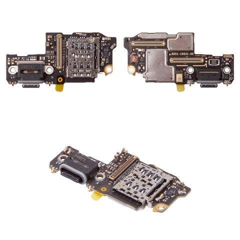 Flat Cable compatible with Google Pixel 9, Pixel 9 Pro, charge connector, with components, Original PRC , charging board 