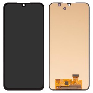 LCD compatible with Samsung A175 Galaxy A17 4G, black, without frame, High Copy, OLED  