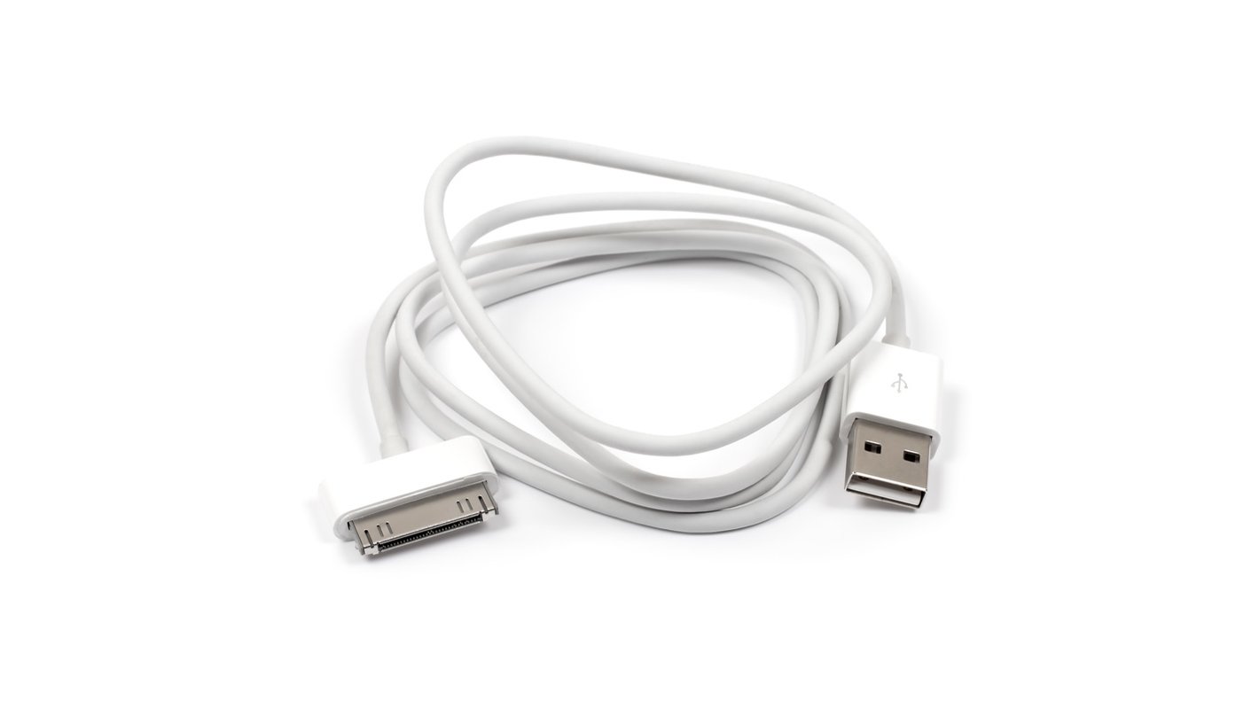 Vista prosperidad Surichinmoi Cable de datos USB, USB tipo-A, 30 pin para Apple, blanco - GsmServer