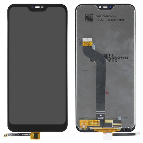 Pantalla LCD puede usarse con Xiaomi Mi A2 Lite, Redmi 6 Pro, negro, sin marco, original vidrio reemplazado , cristal táctil reemplazado, M1805D1SG