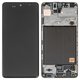 Pantalla LCD puede usarse con Samsung A515F/DS Galaxy A51, negro, con marco, Original, empaque industrial, #GH82-21669A/GH82-21680A/GH82-22084A/GH82-22083A