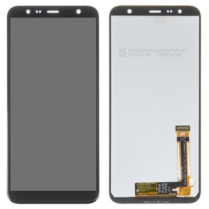 Pantalla LCD puede usarse con Samsung J415 Galaxy J4+, J610 Galaxy J6+, negro, con ajuste de brillo, Best copy, sin marco, Copy, TFT 