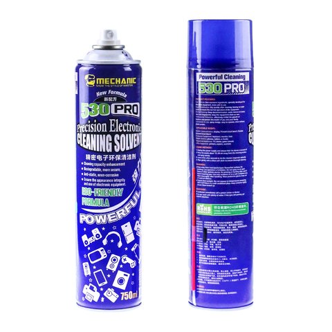 Limpiador Mechanic 530 PRO, para limpiar placas, 750 ml, antiestático