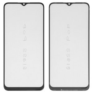 Vidrio de carcasa G+OCA PRO puede usarse con Realme C21Y, C25Y, con película OCA, negro