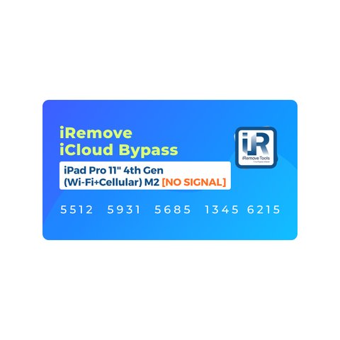 iCloud Bypass for iPad Pro 11 inch 4th Gen M2 | Cellular [NO SIGNAL] & WiFi