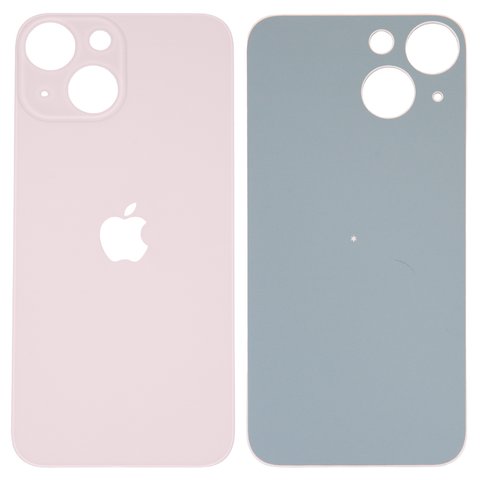 Panel trasero de carcasa puede usarse con iPhone 13 mini, rosada, no es necesario desmontar la cámara, big hole