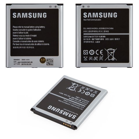 Акумулятор EB B600BC EB485760LU EB B600BEBECWW для Samsung I9500 Galaxy S4, Li ion, 3,8 В, 2600 мАг, Original PRC 