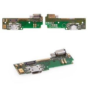 Шлейф для Sony F3112 Xperia XA Dual, F3113 Xperia XA, F3115 Xperia XA, F3116 Xperia XA Dual, конектора зарядки, з компонентами, плата зарядки