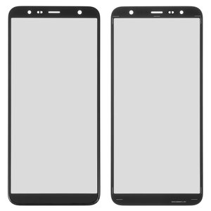 Скло корпуса для Samsung J415 Galaxy J4+, J610 Galaxy J6+, чорне