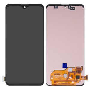 Дисплей для Samsung M317 Galaxy M31s, чорний, без рамки, High Copy, з широким обідком, OLED 