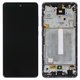 Дисплей для Samsung A525 Galaxy A52, A526 Galaxy A52 5G, фиолетовый, с рамкой, Original (PRC)