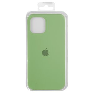 Чохол для iPhone 12 Pro Max, м'ятний, Original Soft Case, силікон, mint 01 