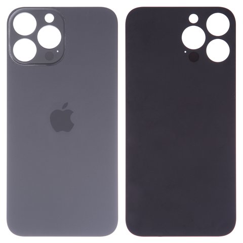 Задня панель корпуса для iPhone 13 Pro Max, сіра, потрібно зняти скло камери, Graphite, small hole