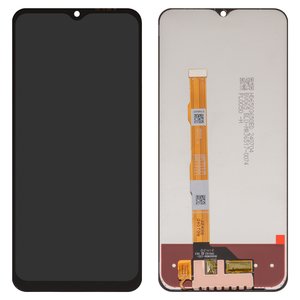 Дисплей для Vivo Y01, Y12a, Y15a, Y20 2020 , Y20 2021 , чорний, без рамки, High Copy, BV065WBM L02