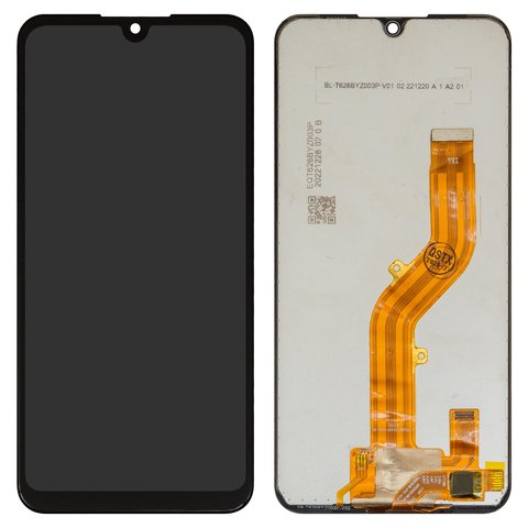 Дисплей для ZTE Blade L220, черный, без рамки, Original PRC 