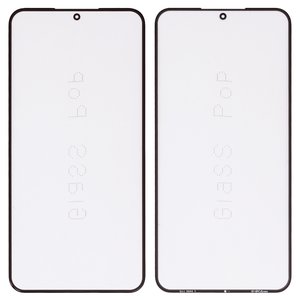 Скло корпуса G+OCA PRO для Samsung S906B Galaxy S22 Plus 5G, з ОСА плівкою, чорне