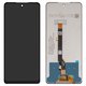 Дисплей для Tecno Spark 20 Pro (KJ6); Infinix Hot 40 (X6836), Hot 40 Pro (X6837), черный, без рамки, Оригинал (переклеено стекло)