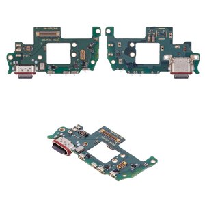 Шлейф для Samsung S711 Galaxy S23 FE, коннектора зарядки, с микрофоном, High Copy, плата зарядки