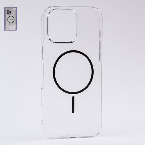 Чехол Fully PC MagSafe для iPhone 16 Pro Max, прозрачный, бесцветный, магнитный, пластик