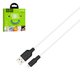 USB кабель Hoco X21 Plus, USB тип-A, Lightning, 100 см, 3 A, білий, силіконовий, #6931474711816
