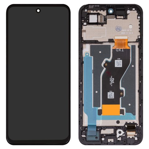 Дисплей для Infinix Smart 9 X6532 , чорний, з рамкою, High Copy