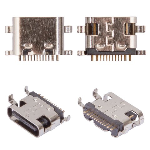 Конектор зарядки для Blackview BV5900, BV6600, BV6600 Pro, BV6600E, BV6900, BV9100; Oukitel K10, K6, WP5000, 12 pin, USB тип C, down pin