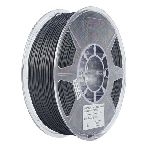 Філамент для 3D принтера eSUN PETG CF Dark Grey, 1 кг