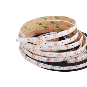 Светодиодная лента RGB SMD5050, WS2813 (белая, с управлением, IP65, 5 В, 30 диодов/м, 5 м) Светодиодная лента RGB SMD5050, WS2813 (белая, с управлением, IP65, 5 В, 30 диодов/м, 5 м)