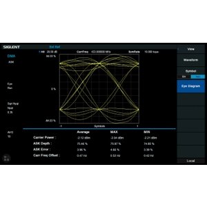 Програмне розширення "аналіз модуляції ASK FSK" SIGLENT SSA3000XP DMA для SIGLENT SSA3000X Plus