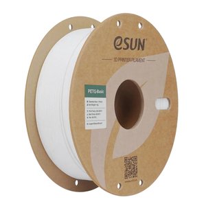 Філамент для 3D принтера eSUN PETG Basic White, 1 кг