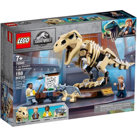 Конструктор LEGO Jurassic World Виставковий скелет тиранозавра 76940