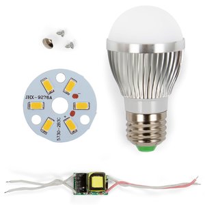 Juego de piezas para armar lámpara LED regulable SQ-Q01 5730 3 W (luz blanca cálida, E27) Juego de piezas para armar lámpara LED regulable SQ-Q01 5730 3 W (luz blanca cálida, E27)